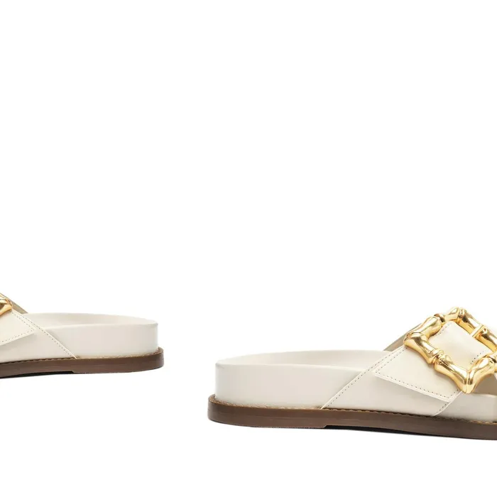 Enola Crossed Sporty Sandal Pearl Women Schutz Shoes Enola
