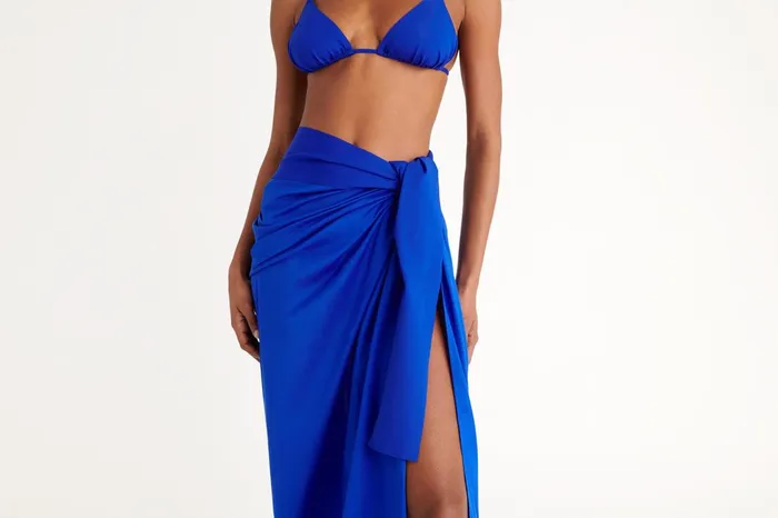 ERES Peplum 2 Long Sarong Indigo Women Beachwear and Accessories
