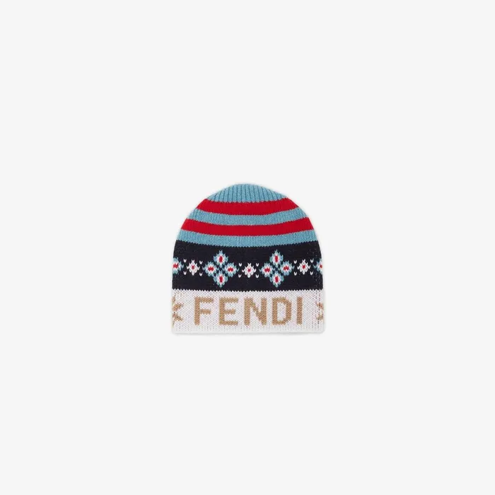 Fendi Accessories Junior Hat Junior Jacquard Hat 8211 Kids