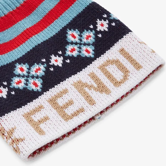 Fendi Accessories Junior Hat Junior Jacquard Hat 8211 Kids
