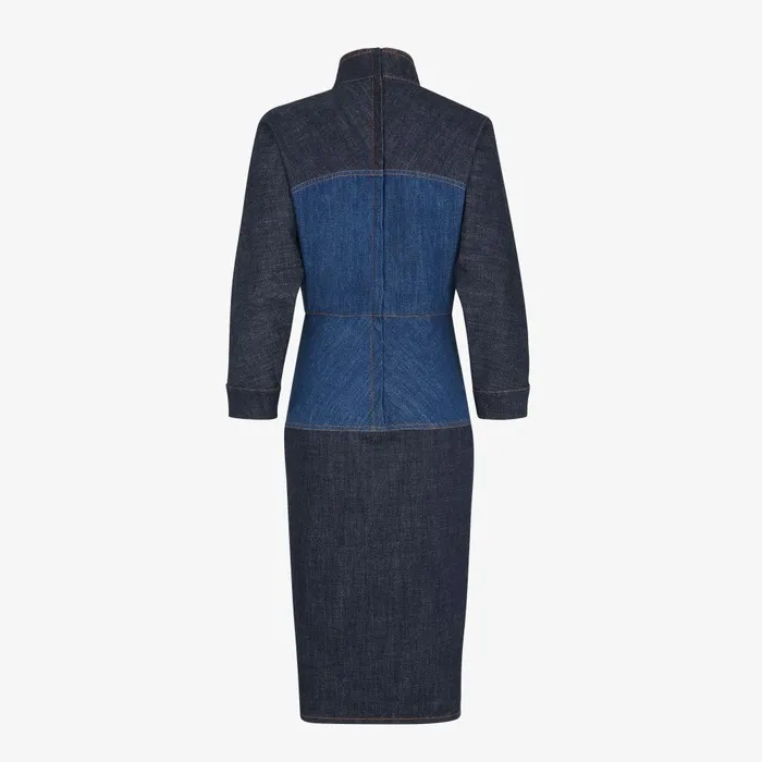 Fendi Dresses and Jumpsuits Dress Blue Twotone Denim Dress 8211 Women