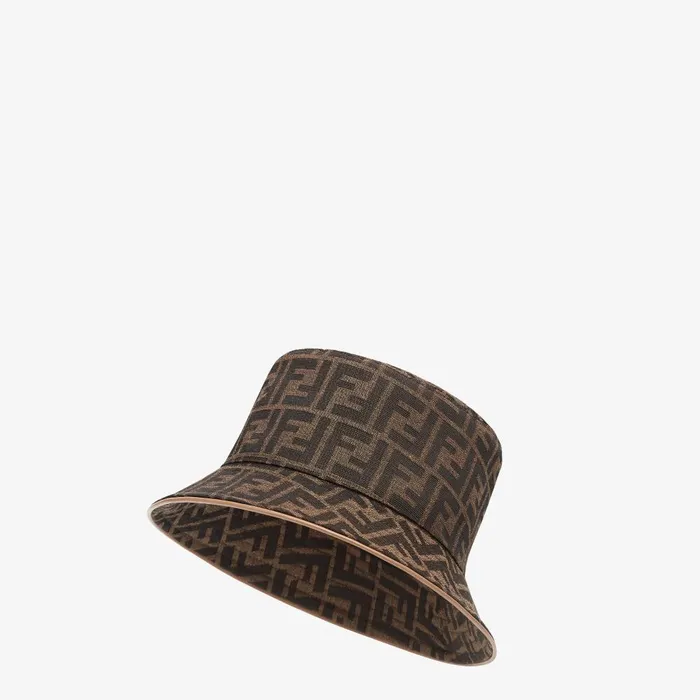 Fendi Hats and Gloves Hat Brown FF Jacquard Hat 8211 Women