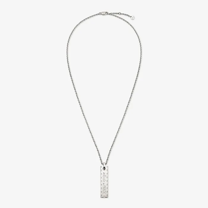 Fendi Necklaces Made In Fendi Necklace Silvercolored Necklace 8211 Men