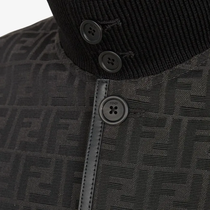 Fendi Outerwear Blouson FF Jacquard Fabric Jacket 8211 Men