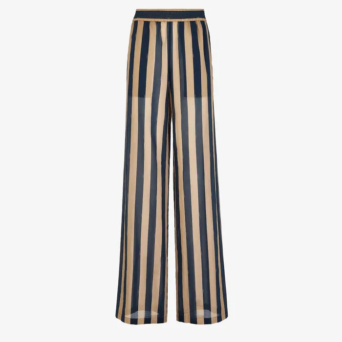 Fendi Swimwear Pants Blue Pequin Tulle Pants 8211 Women