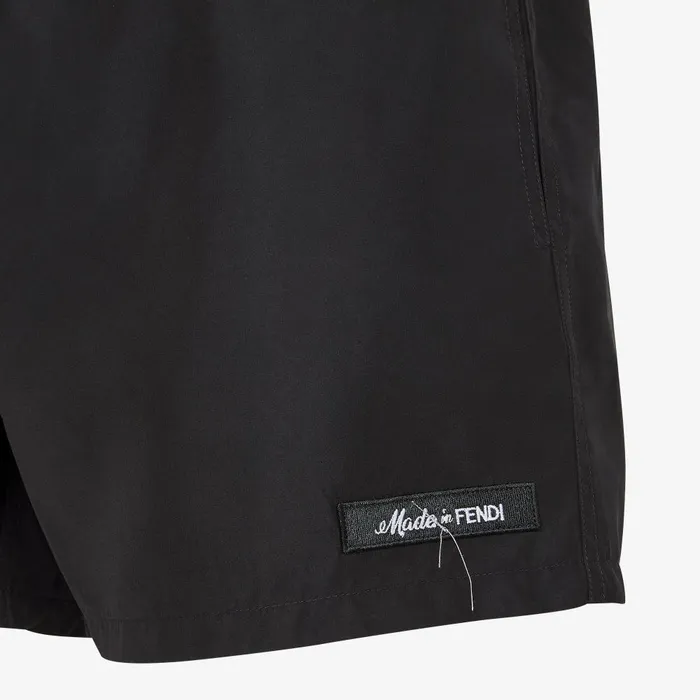 Fendi Swimwear Swim Shorts Black Nylon Swim Shorts 8211 Men