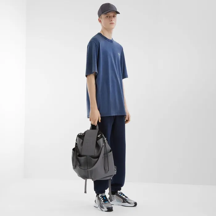 Fendi Tshirts and Polos TShirt Blue Cotton Tshirt 8211 Men