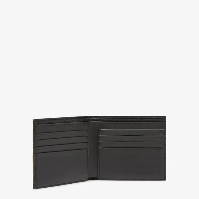 Fendi Wallets FF Jacquard Wallet Brown FF Fabric Bifold 8211 Men