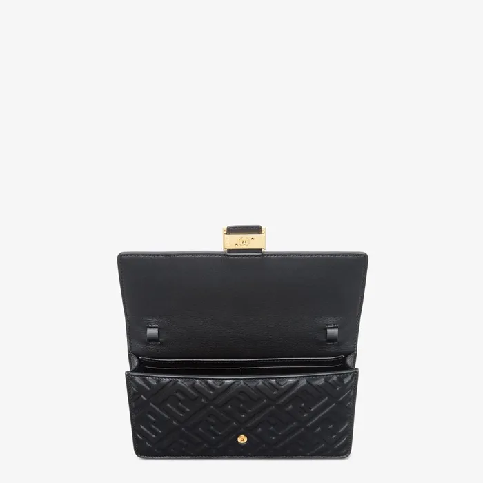 Fendi Wallets On Chain Wallet On Chain Baguette Black Nappa Leather Wallet 8211 Women