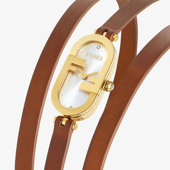 Fendi Watches OLock Vertical 1480 X 2830nbspmm 8211 Oval Watch With OLock Logo 8211 Women