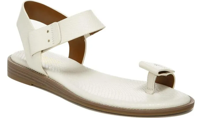 Flat Sandals Women Franco Sarto Franco Geranio Sandal Linen Snake Print Faux Leather Flat Sandals Women Franco Sarto Franco Geranio Sandal Linen Snake Print Faux Leather