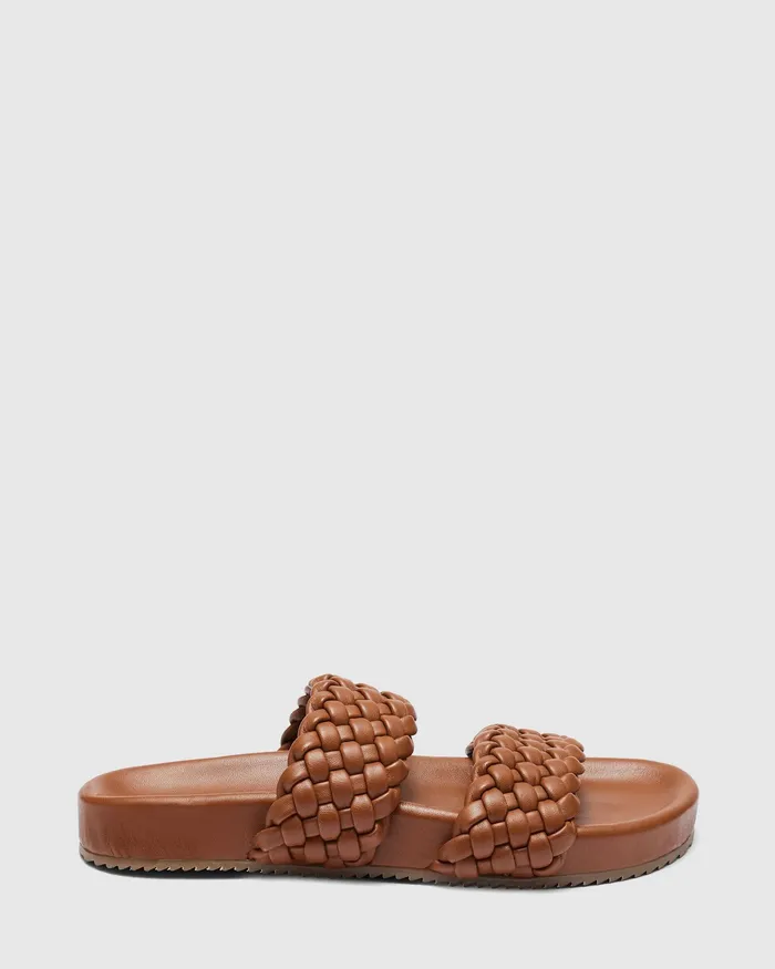 Flat Sandals Women NOVO Shoes SERINA TAN Sandals