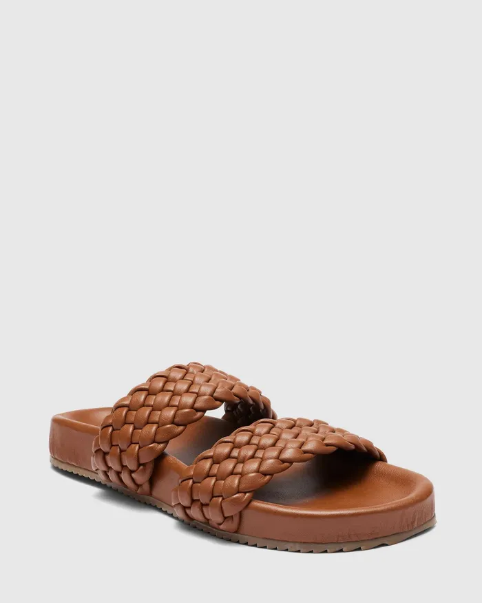 Flat Sandals Women NOVO Shoes SERINA TAN Sandals