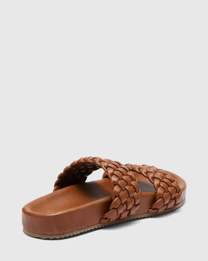 Flat Sandals Women NOVO Shoes SERINA TAN Sandals