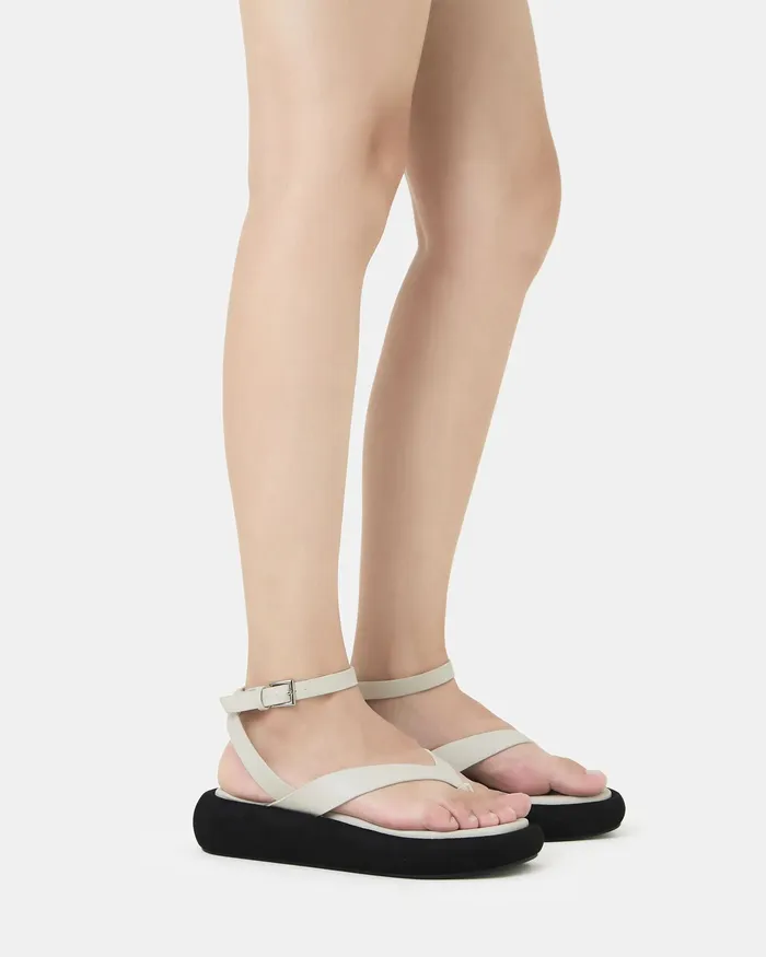 Flatforms NOVO Shoes Women TAHNEY CREAM Sandals