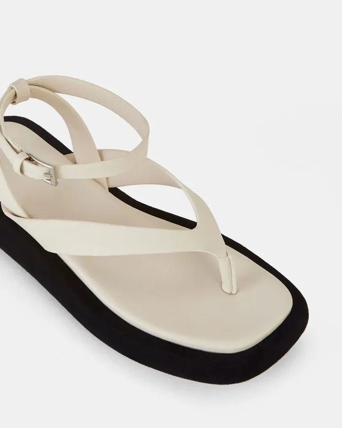Flatforms NOVO Shoes Women TAHNEY CREAM Sandals