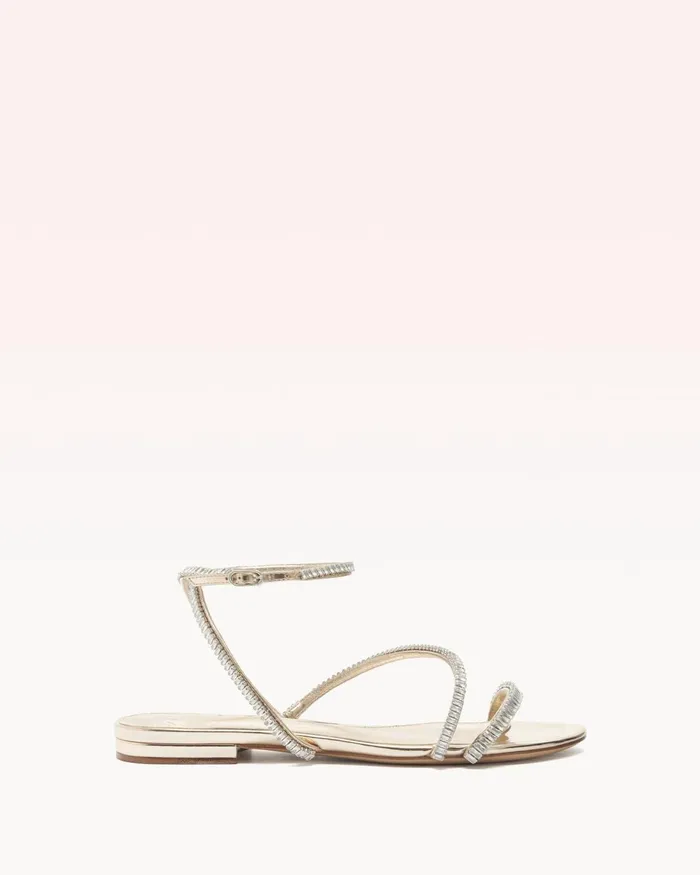 Flats Women Alexandre Birman Leah Zircone Gold