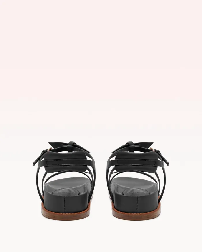 Flats Women Alexandre Birman Slim Lolita Black Sport Sandal 8211 Luxury Comfortable Sandals Black