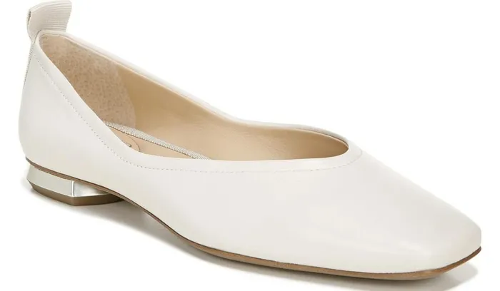Flats Women Franco Sarto Franco Ailee Flat Putty Leather