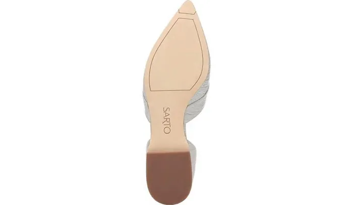 Flats Women Franco Sarto Sarto Toby D039Orsay Flat Putty Snake Print Leather