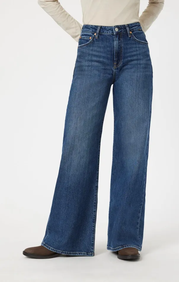 Florida Wide Leg In Midnight Classic Blue Women Mavi Jeans Denim Florida Wide Leg In Midnight Classic Blue Women Mavi Jeans Denim