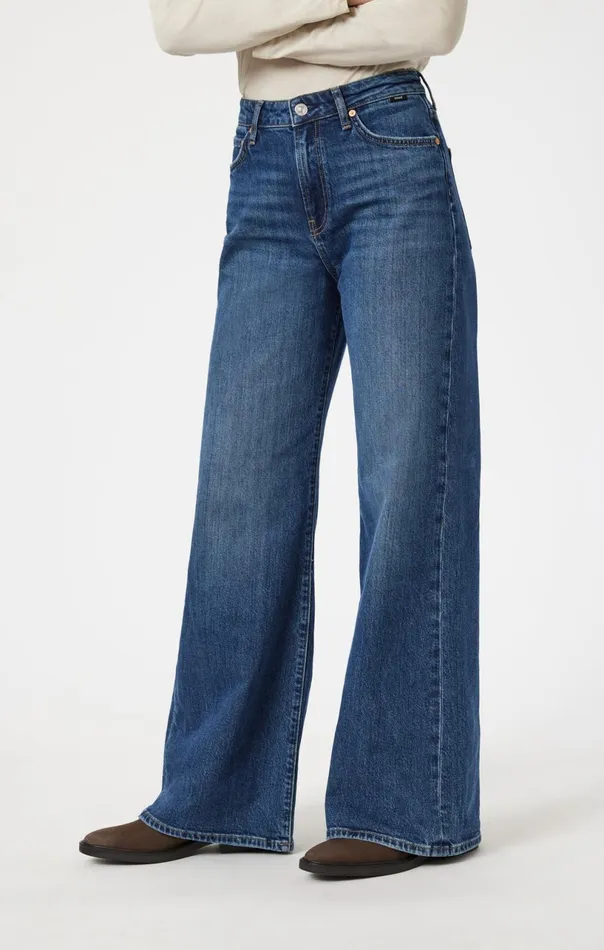 Florida Wide Leg In Midnight Classic Blue Women Mavi Jeans Denim Florida Wide Leg In Midnight Classic Blue Women Mavi Jeans Denim