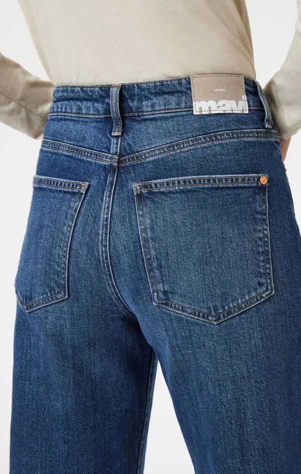 Florida Wide Leg In Midnight Classic Blue Women Mavi Jeans Denim Florida Wide Leg In Midnight Classic Blue Women Mavi Jeans Denim