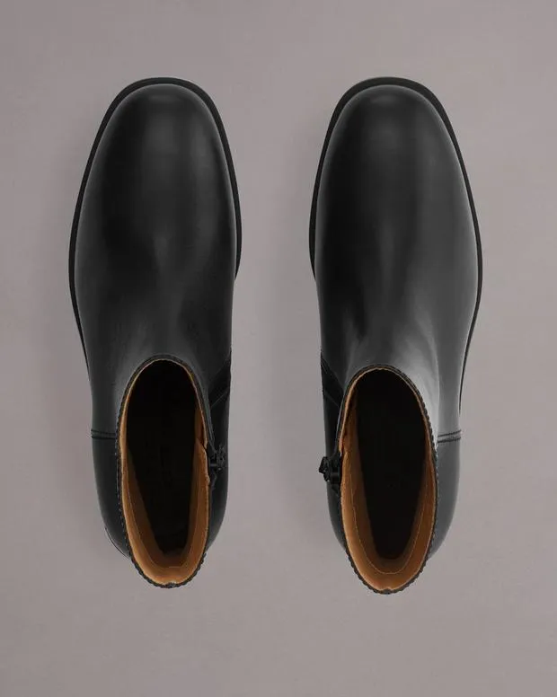 Footwear Men Rag and Bone Enzo Leather Boot Black
