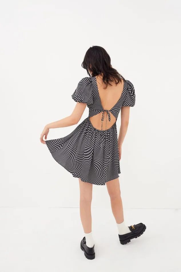 For Love and Lemons Dresses Anya Puff Sleeve Mini Dress Black 8211 Women For Love and Lemons Dresses Anya Puff Sleeve Mini Dress Black 8211 Women