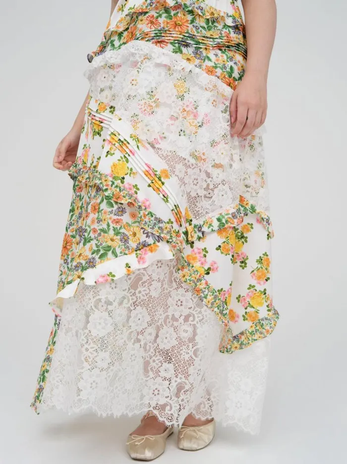 For Love and Lemons Dresses Rosalyn Maxi Dress Green Marigold 8211 Women For Love and Lemons Dresses Rosalyn Maxi Dress Green Marigold 8211 Women