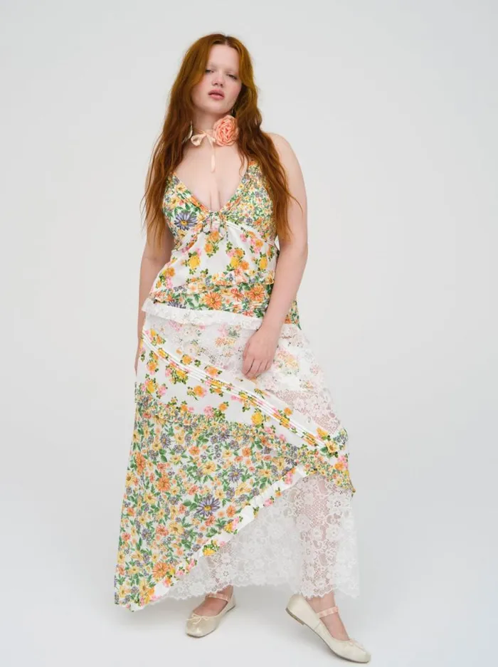 For Love and Lemons Dresses Rosalyn Maxi Dress Green Marigold 8211 Women For Love and Lemons Dresses Rosalyn Maxi Dress Green Marigold 8211 Women