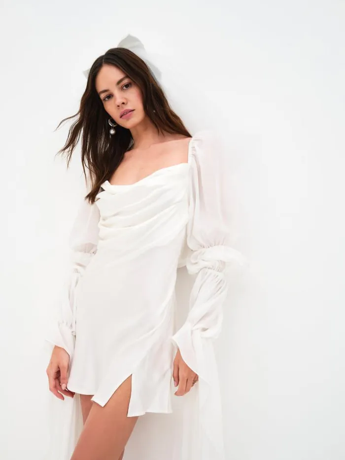 For Love and Lemons Dresses Willow Mini Dress White 8211 Women For Love and Lemons Dresses Willow Mini Dress White 8211 Women