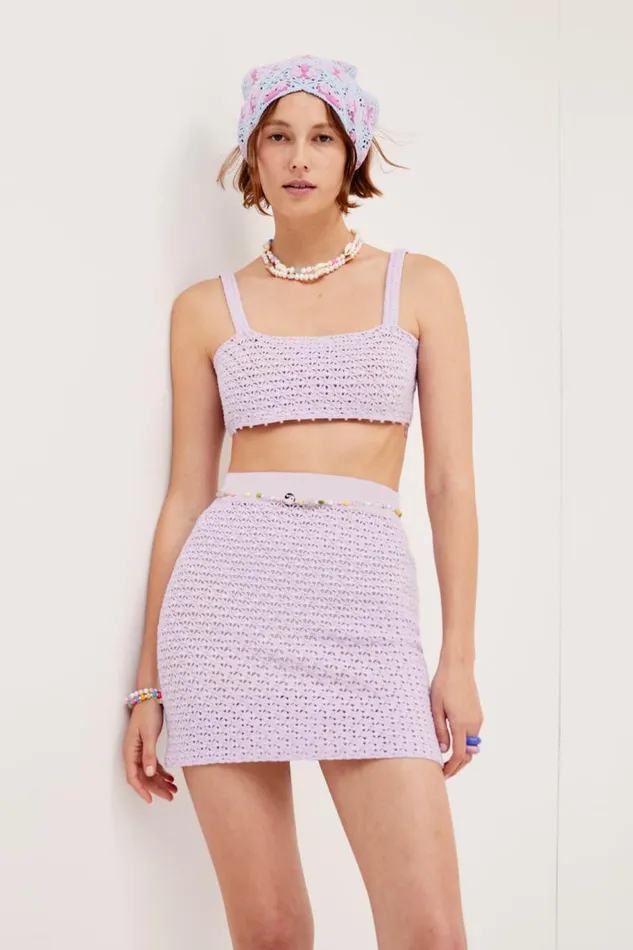 For Love and Lemons Tops Charlotte Bralette Top Purple 8211 Women For Love and Lemons Tops Charlotte Bralette Top Purple 8211 Women