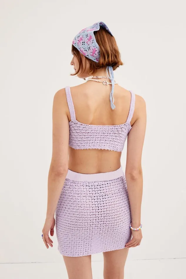For Love and Lemons Tops Charlotte Bralette Top Purple 8211 Women For Love and Lemons Tops Charlotte Bralette Top Purple 8211 Women