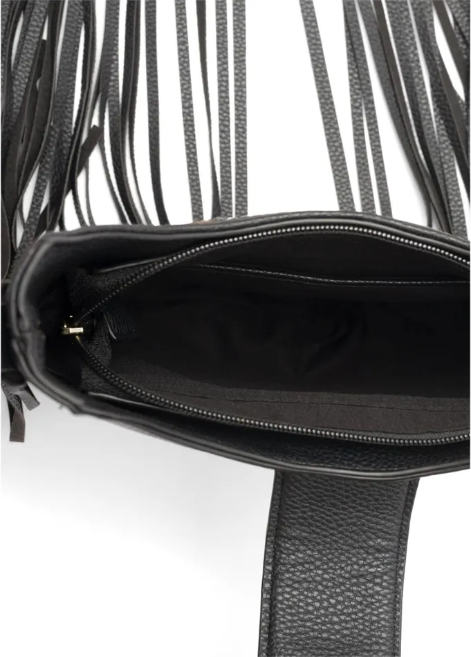FRINGE DETAIL BAG Black Multi Women VENUS Handbags