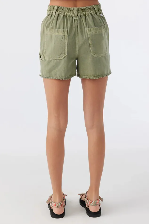 GIRL039S CHARLI ULTILITY SHORTS Oil Green Kids O039NEILL Girl039S Clothing