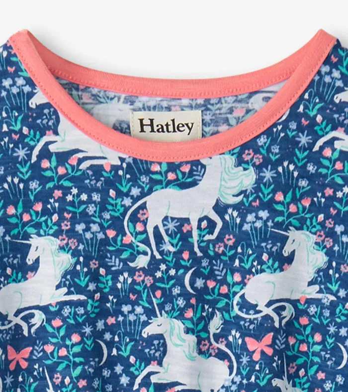 Girls Unicorn Garden Relaxed Dress Hatley