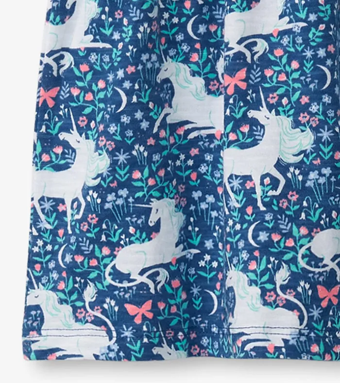 Girls Unicorn Garden Relaxed Dress Hatley