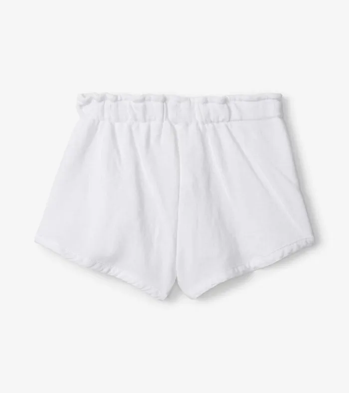 Girls White Adventure Shorts Hatley