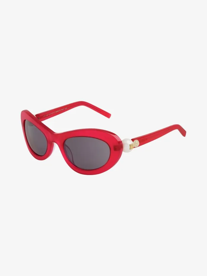 Givenchy 4G Pearl Sunglasses In Acetate With Crystals Fuchsia Women Sunglasses