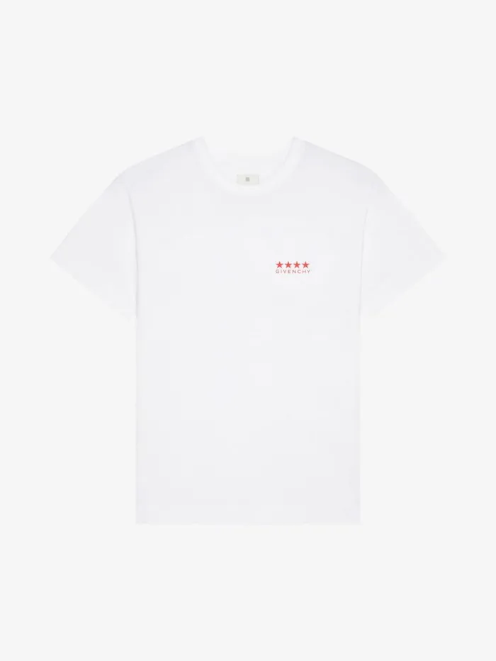 Givenchy 4G Tshirt In Cotton White Men TShirts