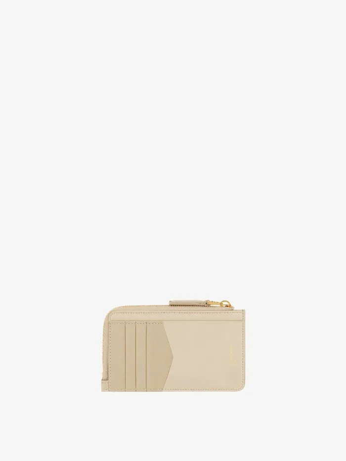 Givenchy Antigona Zipped Card Holder In Box Leather Natural Beige Women Wallets and Card Holders Givenchy Antigona Zipped Card Holder In Box Leather Natural Beige Women Wallets and Card Holders