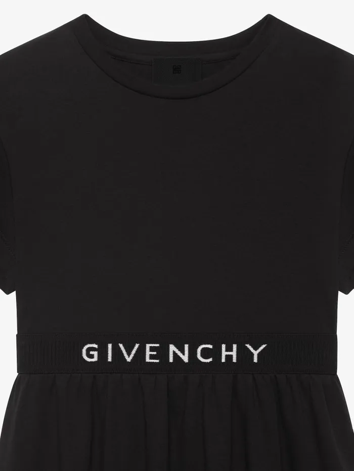 Givenchy Dress In Cotton Black Women Girl 4 To 12 Years