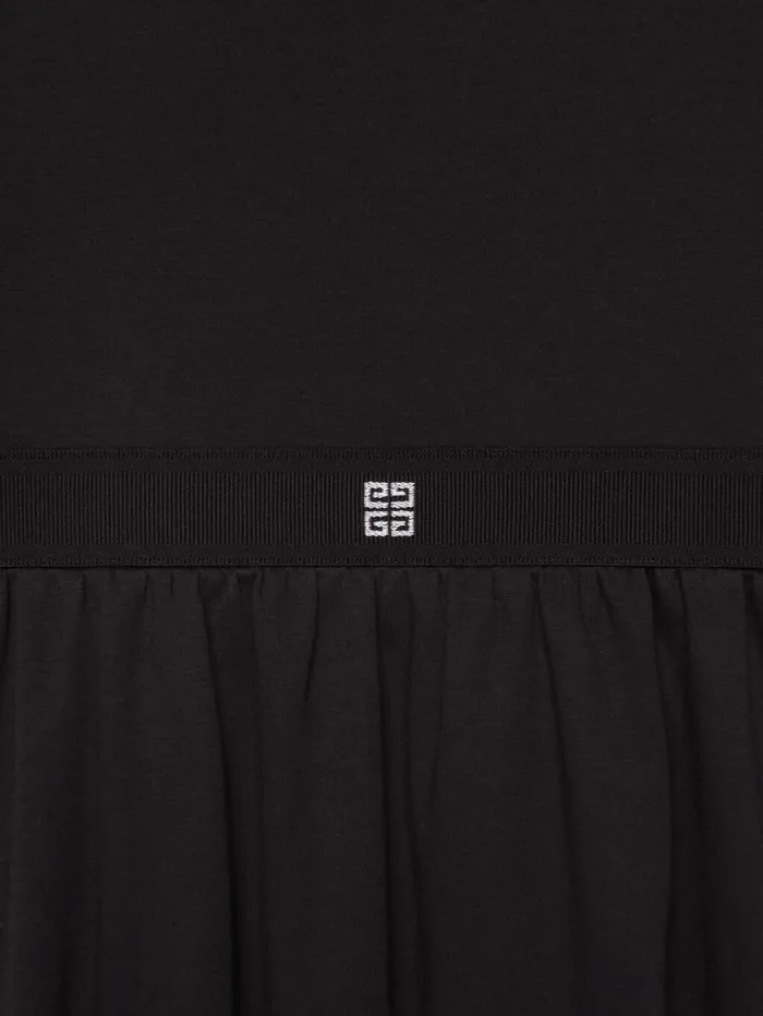Givenchy Dress In Cotton Black Women Girl 4 To 12 Years