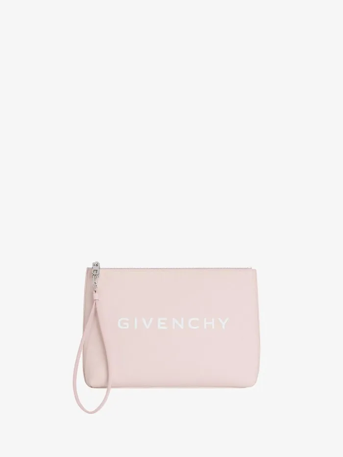 Givenchy GIVENCHY Travel Pouch In Canvas Light Pink Women Wallets and Card Holders Givenchy GIVENCHY Travel Pouch In Canvas Light Pink Women Wallets and Card Holders