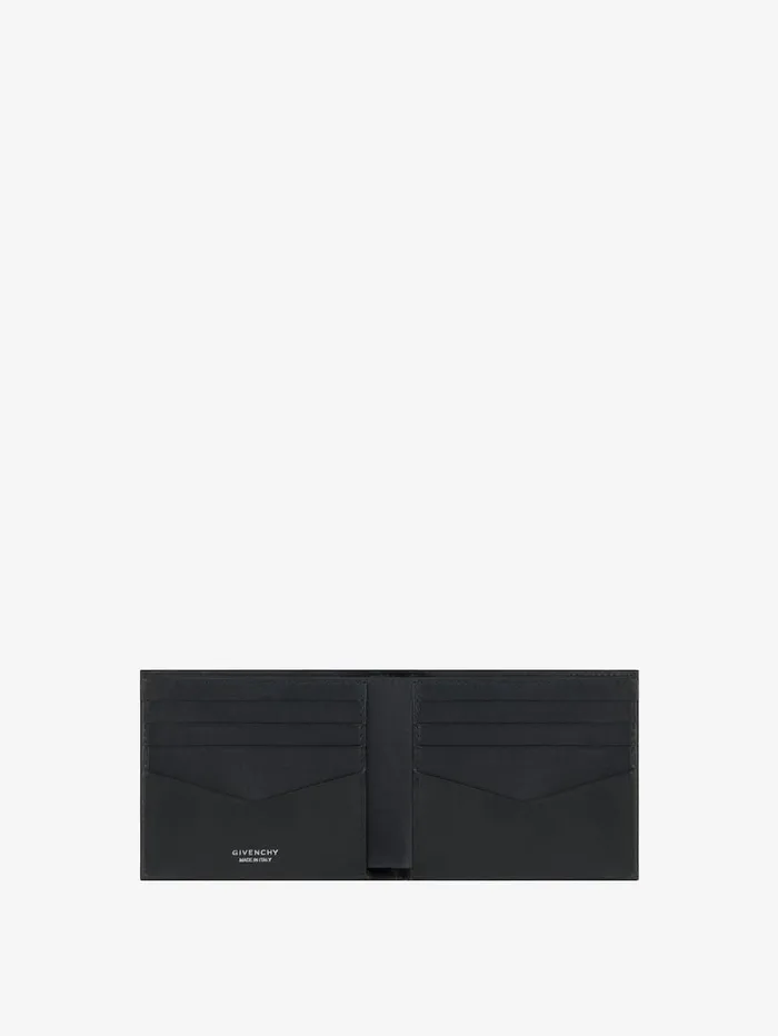 Givenchy GIVENCHY Wallet In 4G Micro Leather Black Men Wallets and Card Holders Givenchy GIVENCHY Wallet In 4G Micro Leather Black Men Wallets and Card Holders