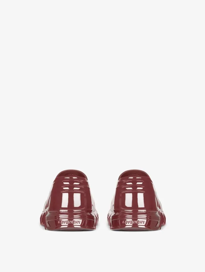Givenchy Marshmallow Wedge Sandals In Rubber Oxblood Red Women Slides and Sandals Givenchy Marshmallow Wedge Sandals In Rubber Oxblood Red Women Slides and Sandals