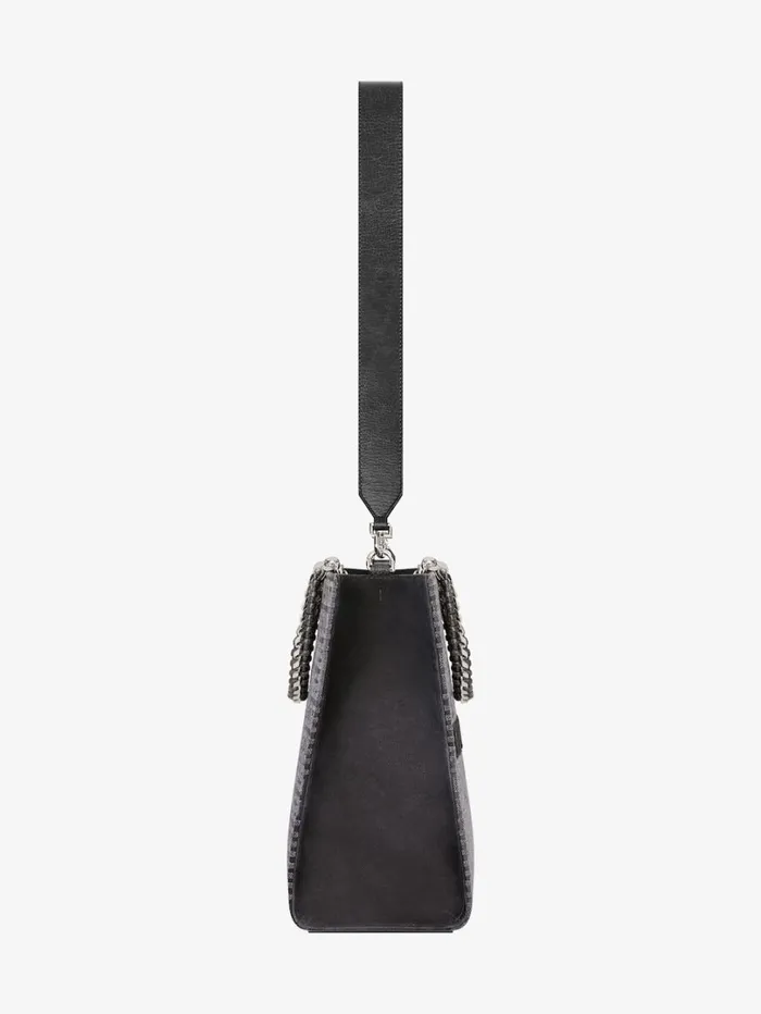 Givenchy Medium GTote Shopping Bag In 4G Canvas With Chain Dark Grey Women Shoulder Bags Givenchy Medium GTote Shopping Bag In 4G Canvas With Chain Dark Grey Women Shoulder Bags
