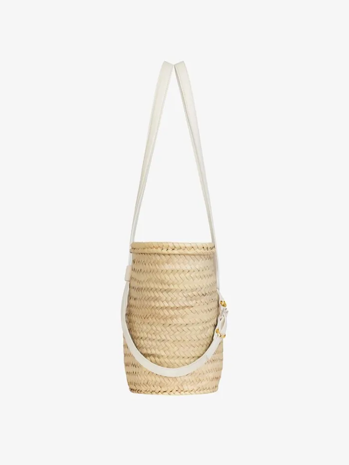 Givenchy Medium Voyou Basket Bag In Raffia Ivory Women Shoulder Bags Givenchy Medium Voyou Basket Bag In Raffia Ivory Women Shoulder Bags