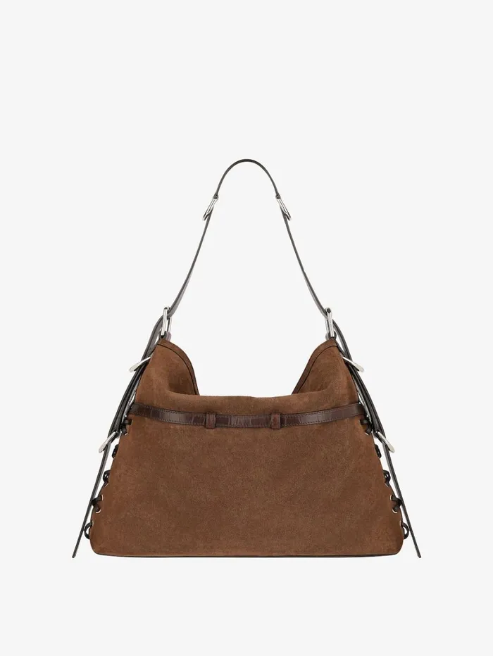 Givenchy Medium Voyou Boyfriend Bag In Corset Style Suede Walnut Brown Women Crossbody Bags Givenchy Medium Voyou Boyfriend Bag In Corset Style Suede Walnut Brown Women Crossbody Bags